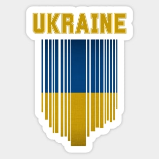 Ukraine flag, Ukrainian flag Sticker